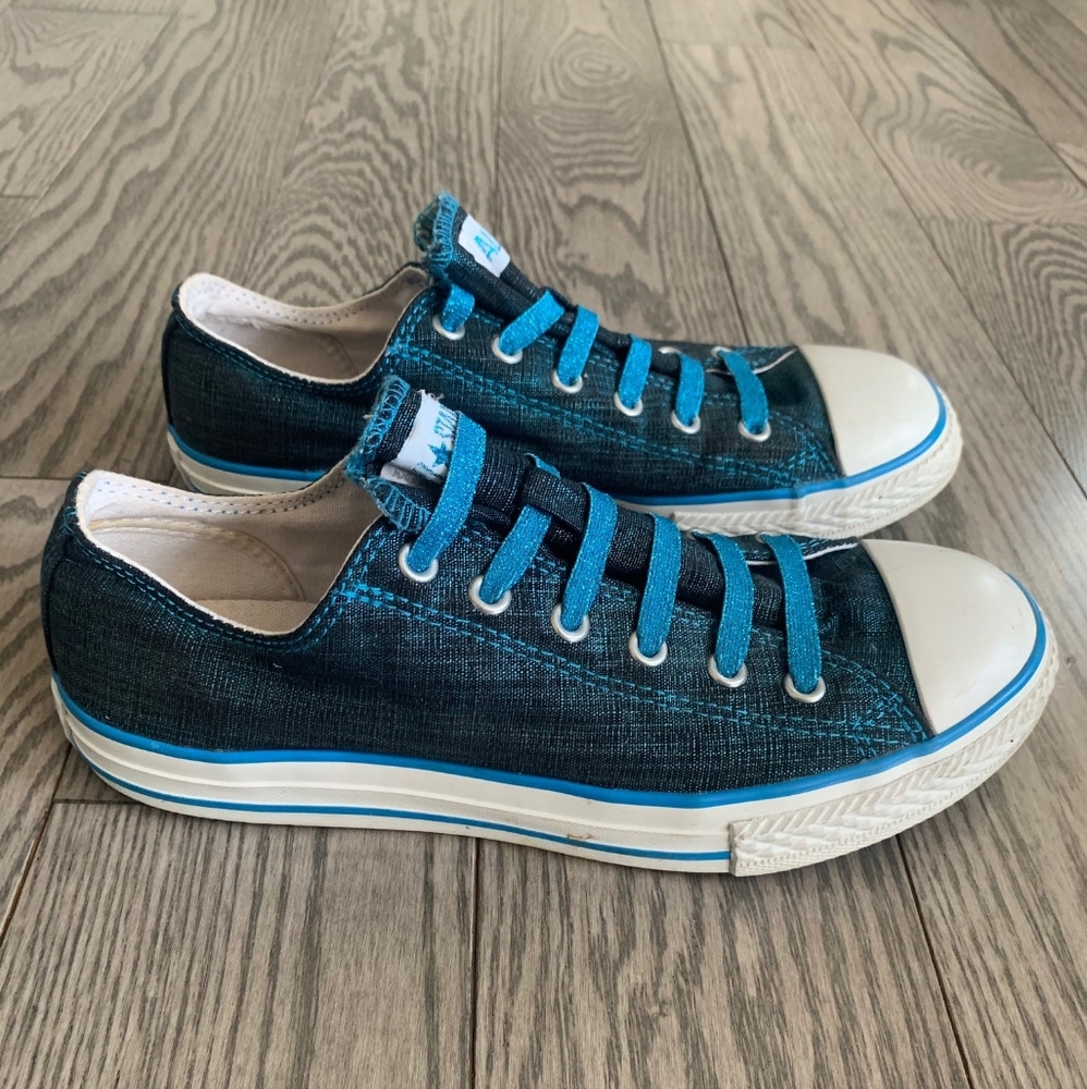 Beautiful Blue Converse 💙 - Picture 1 of 8